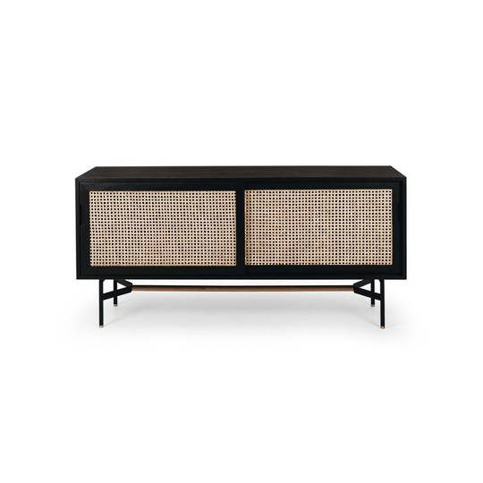Soho Rattan Sideboard - Black